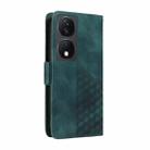 For Honor Play 50 Plus Embossed Rhombus Starry Leather Phone Case(Green) - 3