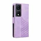 For Honor Play 50 Plus Embossed Rhombus Starry Leather Phone Case(Purple) - 3