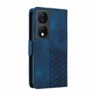 For Honor X7b 4G / 5G / Play8T Embossed Rhombus Starry Leather Phone Case(Blue) - 3