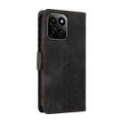 For Honor Play 60 Plus Embossed Rhombus Starry Leather Phone Case(Black) - 3