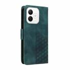 For Honor X60i Embossed Rhombus Starry Leather Phone Case(Green) - 3