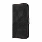 For Honor X60i Embossed Rhombus Starry Leather Phone Case(Black) - 2