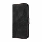 For Honor Magic7 Pro Embossed Rhombus Starry Leather Phone Case(Black) - 2