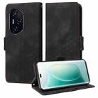 For Honor 400 Embossed Rhombus Starry Leather Phone Case(Black) - 1