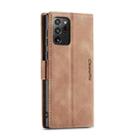 For Samsung Galaxy Note20 Ultra CaseMe Multifunctional Horizontal Flip Leather Case, with Card Slot & Holder & Wallet(Brown) - 3