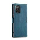 For Samsung Galaxy Note20 Ultra CaseMe Multifunctional Horizontal Flip Leather Case, with Card Slot & Holder & Wallet(Blue) - 3
