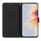 For Redmi Note 14 4G 163.25mm Heart Pattern Skin Feel Leather Phone Case(Black) - 3