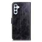 For Samsung Galaxy S24 FE 5G Retro Crazy Horse Texture Leather Phone Case(Black) - 3