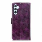 For Samsung Galaxy S24 FE 5G Retro Crazy Horse Texture Leather Phone Case(Purple) - 3