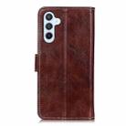 For Samsung Galaxy S24 FE 5G Retro Crazy Horse Texture Leather Phone Case(Brown) - 3