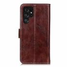 For Samsung Galaxy S25 Ultra 5G Retro Crazy Horse Texture Leather Phone Case(Brown) - 3