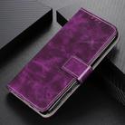 For Samsung Galaxy S25 Edge 5G Retro Crazy Horse Texture Leather Phone Case(Purple) - 2