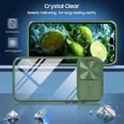 For iPhone 16 Sliding Camshield Acrylic Hybrid TPU Phone Case(Olive Green) - 2
