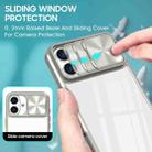 For iPhone 16 Pro Max Sliding Camshield Acrylic Hybrid TPU Phone Case(Grey) - 3