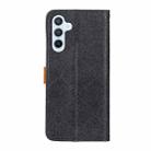 For Samsung Galaxy S24 FE 5G European Floral Embossed Leather Phone Case(Black) - 3