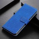 For Samsung Galaxy S24 FE 5G Magnetic Crocodile Texture Leather Phone Case(Blue) - 2