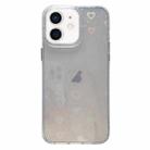 For iPhone 11 Love Pattern Transparent Lens Frame IMD Acrylic Phone Case(White) - 1
