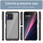 For T-Mobile REVVL 7 Pro 5G Colorful Series Acrylic Hybrid TPU Phone Case(Black) - 2