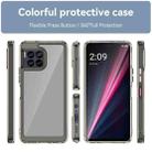 For T-Mobile REVVL 7 Pro 5G Colorful Series Acrylic Hybrid TPU Phone Case(Transparent Grey) - 2