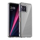 For T-Mobile REVVL 7 Pro 5G Colorful Series Acrylic Hybrid TPU Phone Case(Transparent) - 1