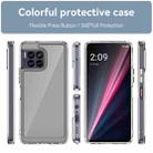 For T-Mobile REVVL 7 Pro 5G Colorful Series Acrylic Hybrid TPU Phone Case(Transparent) - 2