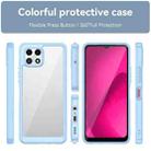 For T-Mobile REVVL 7 5G Colorful Series Acrylic Hybrid TPU Phone Case(Blue) - 2