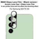 For Samsung Galaxy S24 FE 5G imak High Definition Integrated Glass Lens Film Black Version - 2