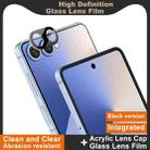 For Samsung Galaxy Z Flip7 5G imak High Definition Integrated Glass Lens Film Black Version - 2