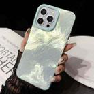 For iPhone 15 Pro Tinfoil Texture Colorful Lens Frame IMD Acrylic Phone Case(Green) - 2