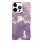 For iPhone 14 Pro Tinfoil Texture Colorful Lens Frame IMD Acrylic Phone Case(Pink) - 1