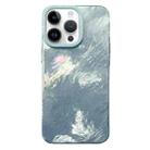 For iPhone 14 Pro Tinfoil Texture Colorful Lens Frame IMD Acrylic Phone Case(Green) - 1