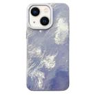 For iPhone 13 Tinfoil Texture Colorful Lens Frame IMD Acrylic Phone Case(Silver) - 1