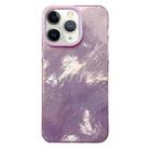 For iPhone 11 Pro Max Tinfoil Texture Colorful Lens Frame IMD Acrylic Phone Case(Pink) - 1