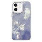 For iPhone 11 Tinfoil Texture Colorful Lens Frame IMD Acrylic Phone Case(Silver) - 1