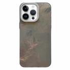 For iPhone 13 Pro Max Tinfoil Texture Diamond Lens Frame IMD Acrylic Phone Case(Black) - 1