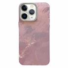 For iPhone 11 Pro Max Tinfoil Texture Diamond Lens Frame IMD Acrylic Phone Case(Pink) - 1