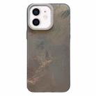 For iPhone 11 Tinfoil Texture Diamond Lens Frame IMD Acrylic Phone Case(Black) - 1