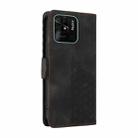 For Redmi 10C / 10 India Embossed Rhombus Starry Leather Phone Case(Black) - 3