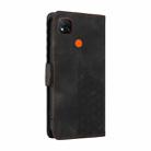 For Redmi 9C / 9 India Embossed Rhombus Starry Leather Phone Case(Black) - 3