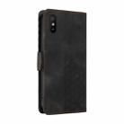 For Redmi 9A / 9i Embossed Rhombus Starry Leather Phone Case(Black) - 3