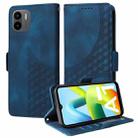 For Redmi A1 4G / A2 4G Embossed Rhombus Starry Leather Phone Case(Blue) - 1