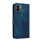 For Redmi A1 4G / A2 4G Embossed Rhombus Starry Leather Phone Case(Blue) - 3