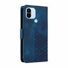 For Redmi A1+ / A2+ Embossed Rhombus Starry Leather Phone Case(Blue) - 3