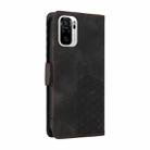 For Redmi Note 10 4G India Embossed Rhombus Starry Leather Phone Case(Black) - 3