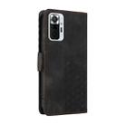 For Redmi Note 10 Pro 4G Global Embossed Rhombus Starry Leather Phone Case(Black) - 3