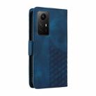 For Redmi Note 12S 4G Global Embossed Rhombus Starry Leather Phone Case(Blue) - 3