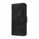 For Redmi Note 14 5G Embossed Rhombus Starry Leather Phone Case(Black) - 2