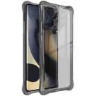 For Motorola Edge 2024 imak Shockproof Airbag TPU Phone Case(Transparent Black) - 1