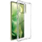 For Motorola Moto G85 / S50 Neo imak Shockproof Airbag TPU Phone Case(Transparent) - 1