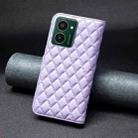 For HMD Pulse PRO / Pulse / Pulse+ Diamond Lattice Wallet Flip Leather Phone Case(Purple) - 3